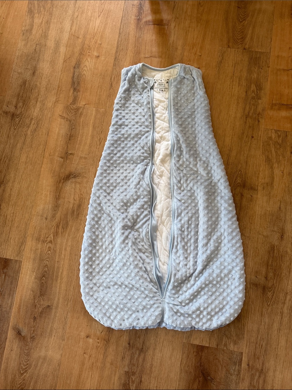 Baby Sleep Sack - Light Blue Cozy Wearable Blanket